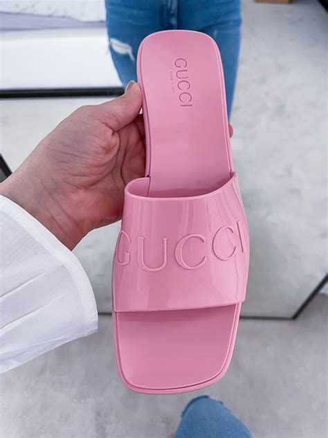 gucci jelly sandals dupe|gucci mules knock off.